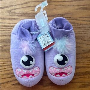 Purple Monster Slippers
